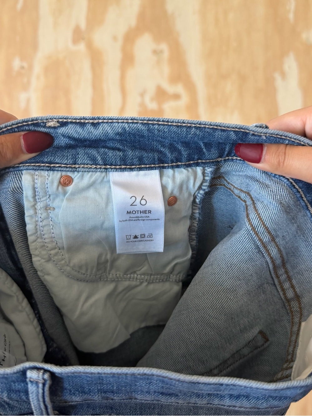 MOTHER The Dazzler Flood Mid rise Denim Jeans - Picture 10 of 13